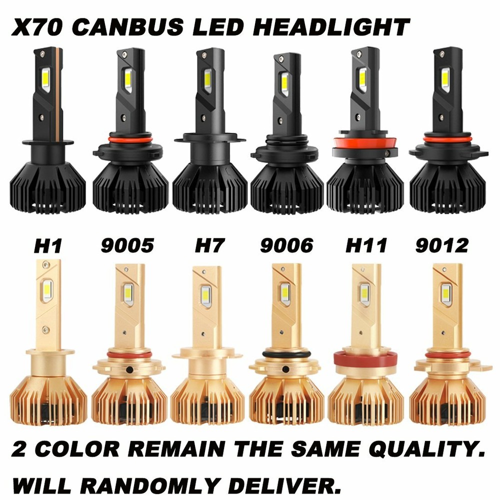 Ridroid H11 LED Headlight Conversion Kit Low Beam Bulb Super Bright 6000K White