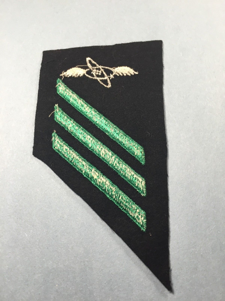 US Navy - Aviation Electronics Tech. E-3 patch on black felt
