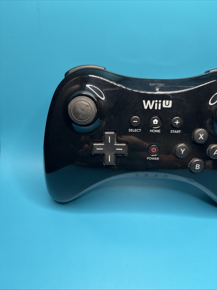 Official OEM Nintendo Wii U Pro Wireless Remote Controller Black WUP-005