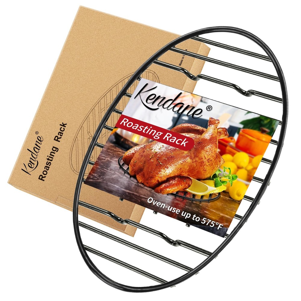 Roasting Rack with Integrated Feet, Cooling Drying Rack Kitchen Rack With Ena...