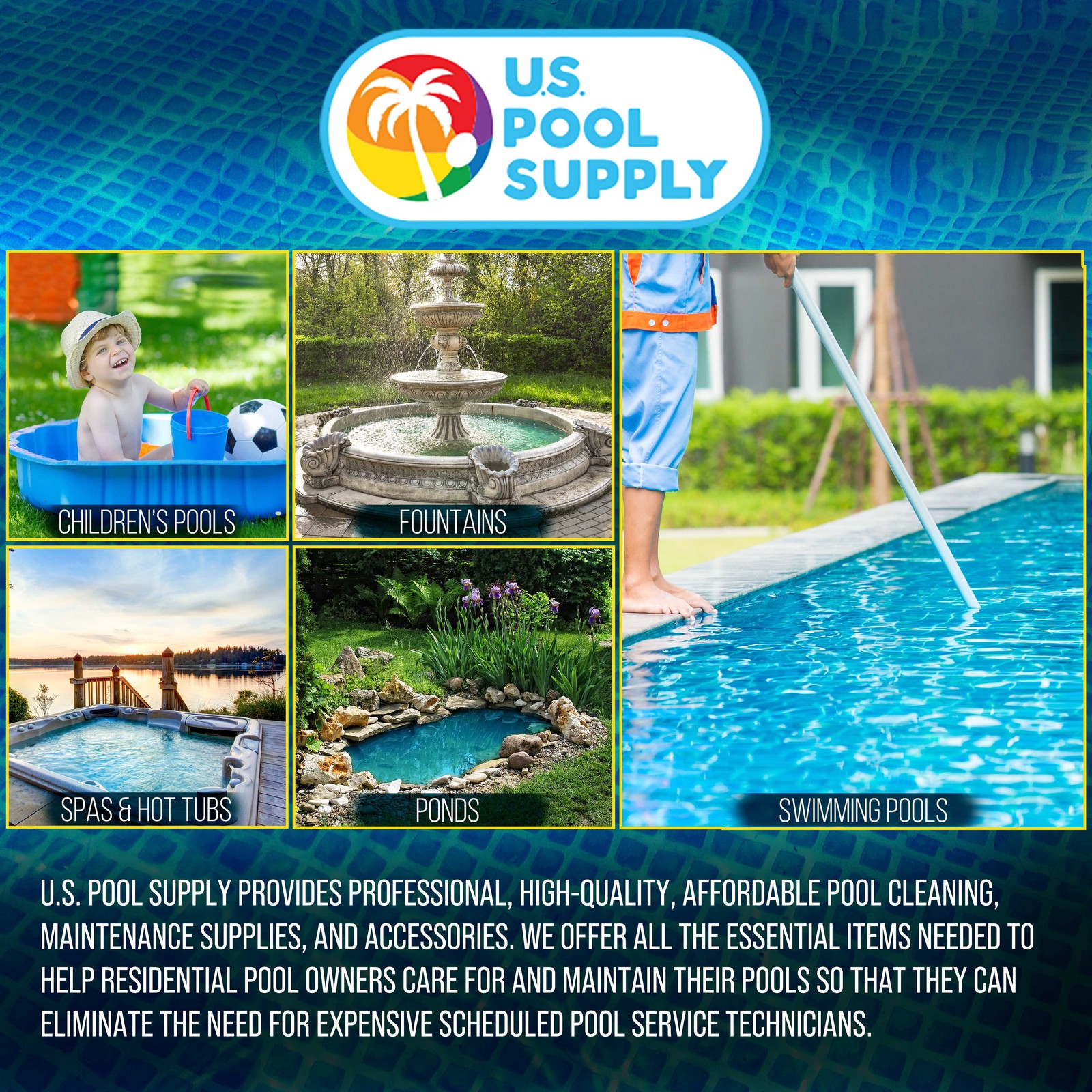 3 Pack of White Above Ground Pool Hose Replacement 1.5" Diameter x 59" Long