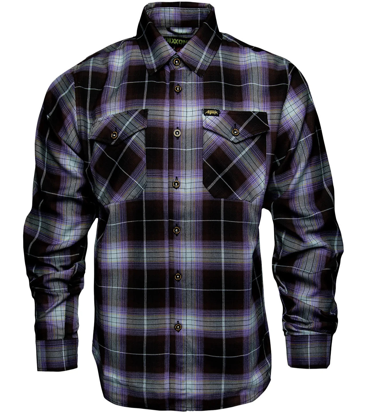 Dixxon x Anthrax Spreading the Disease Men's XL Flannel Shirt