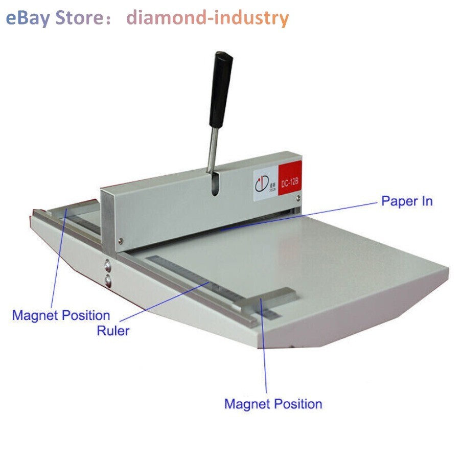 1PC Manual Creasing Machine Document Paper Bookbinding Creasing 360mm