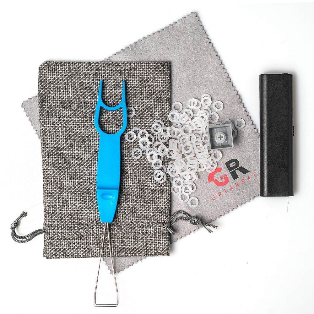 Mechanical Keyboard O Ring Switch Dampener with Keycap Puller Remover Brush A...