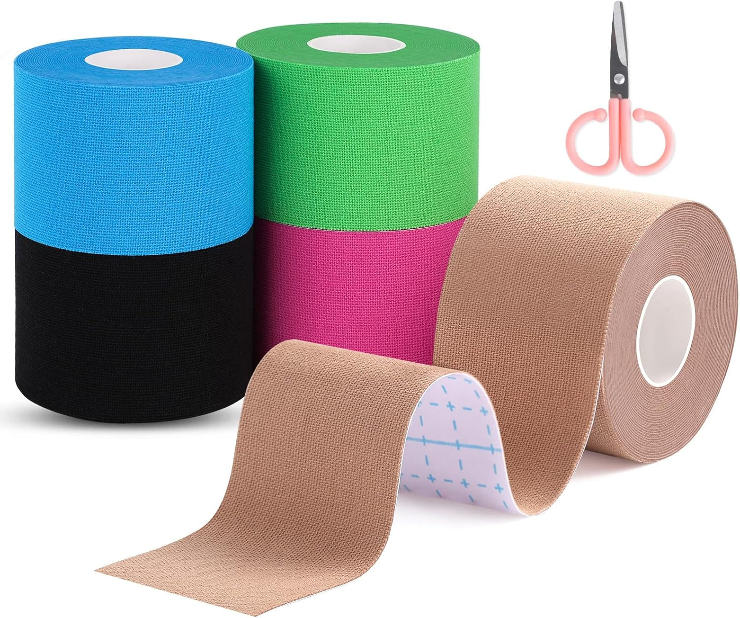 5 Roll Kinesiology Tape Athletic Muscle Support Sport Elastic Physio Therapeutic