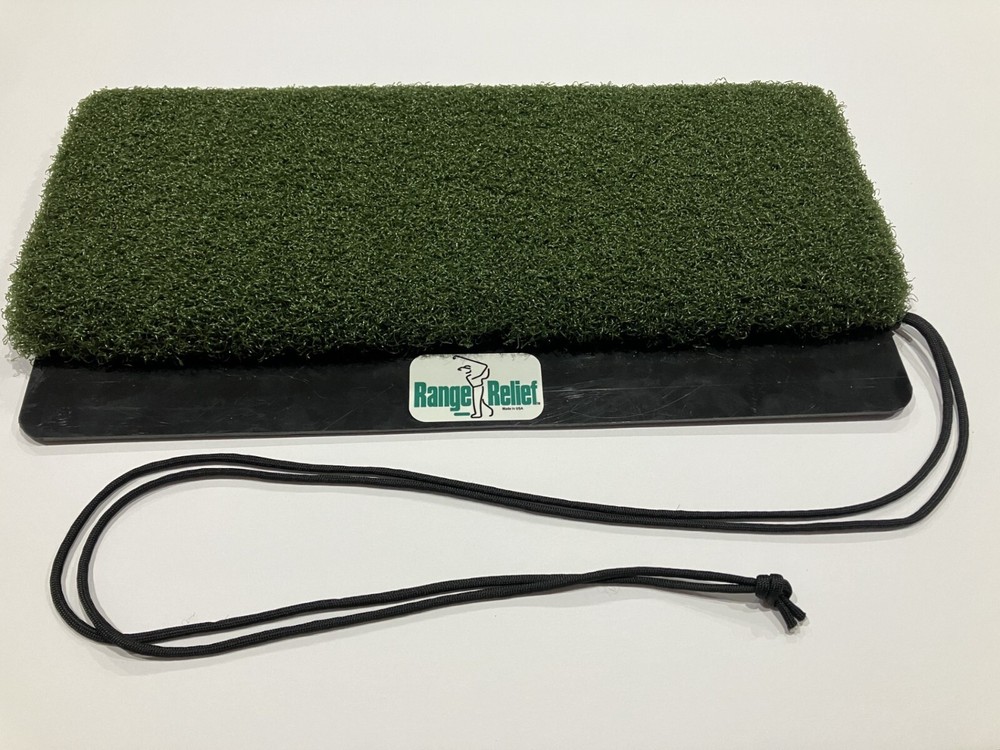 Original RangeRelief Premium Turf Portable Practice Golf Hitting Mat