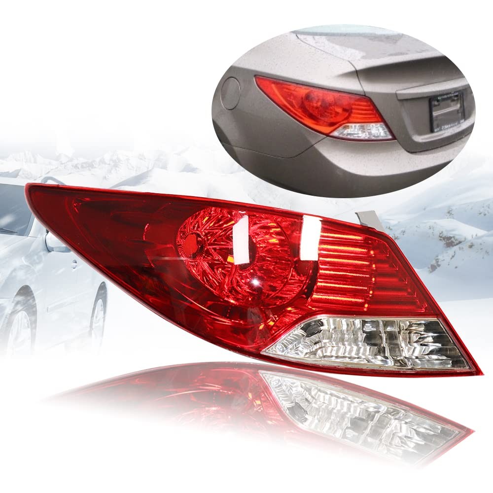Halogen Tail Light for Accent 2012-2014 924011R010 Left Driver Side