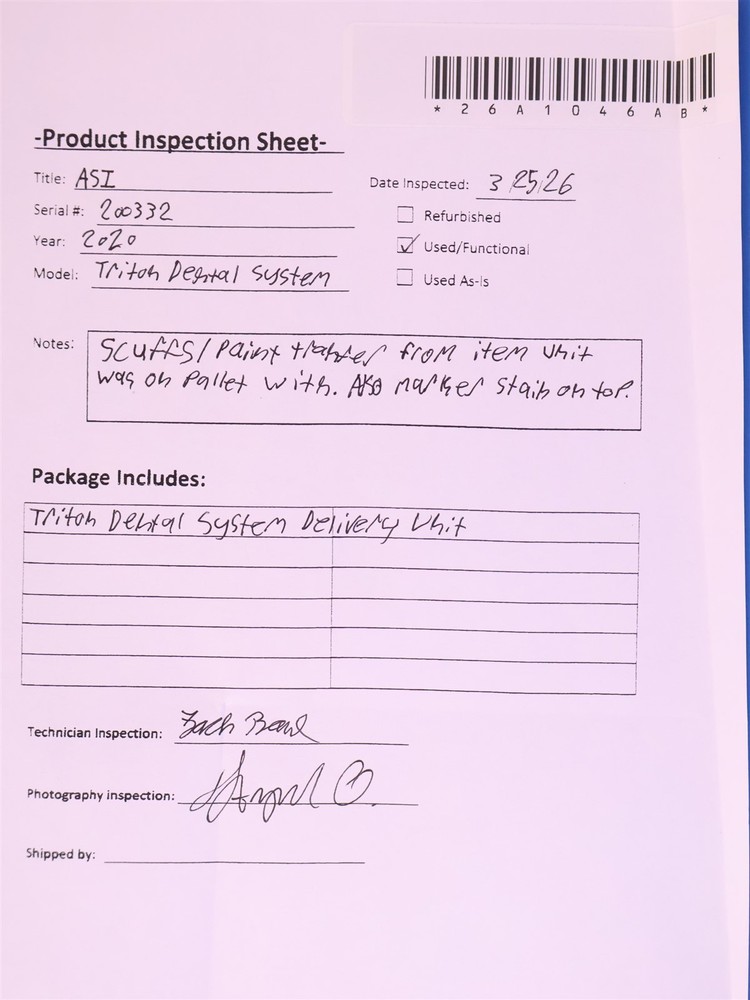 ASI Triton Self Contained Mobile Delivery Unit
