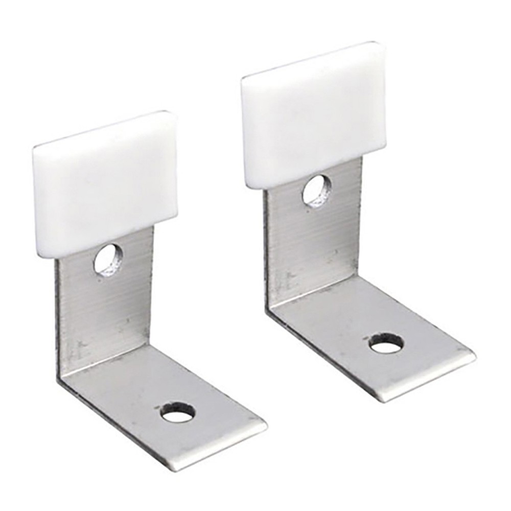 Aluminum Floor Guide with Nylon Tip 1-1/2" Bracket (Pair)