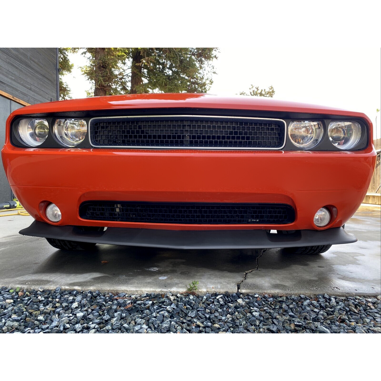 For Dodge Challenger 2008-2014 SRT Style Front Bumper Chin Spoiler Splitter Lip