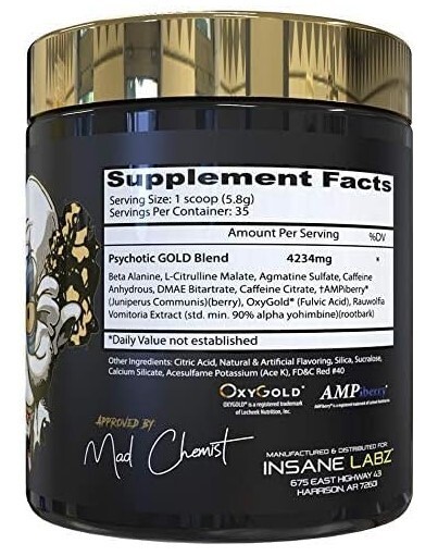 Insane Labz Cherry Bomb Pre Workout 35 Servings
