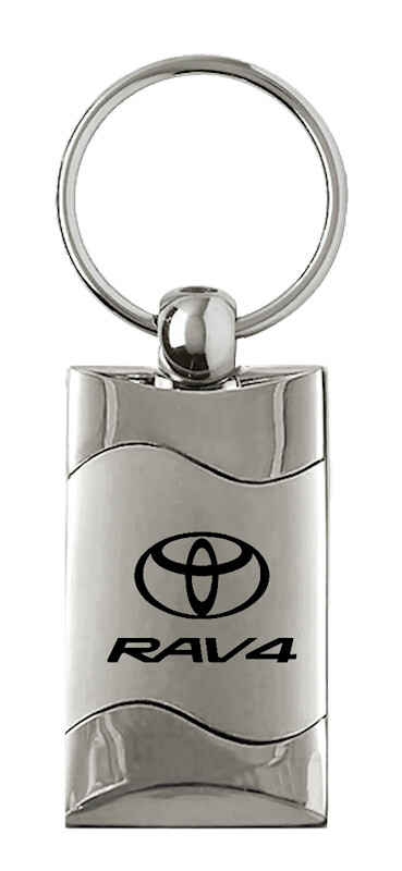 Toyota RAV4 Rectangular Wave Key Chain