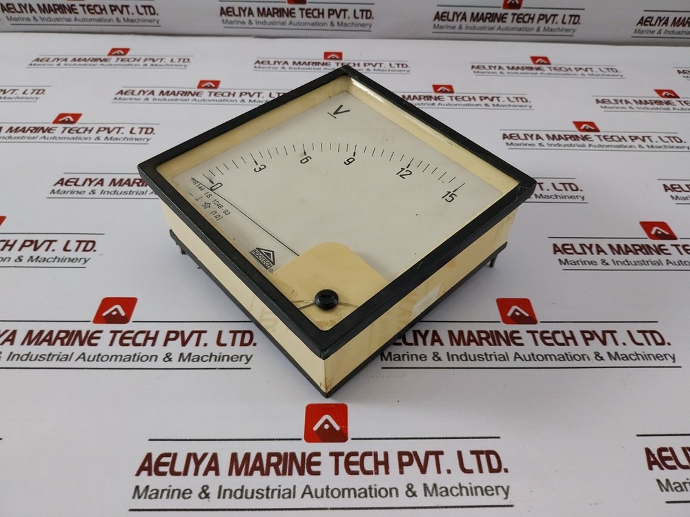 INDOTECH MR 144 Analog Voltmeter 0-15V