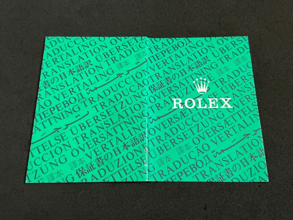 Authentic ROLEX TRANSLATION Booklet Code 565.00.8S For GMT Sub DD DJ..