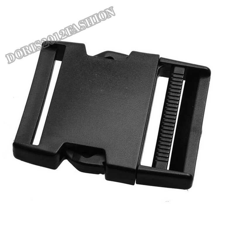 Adjusting Plastic side release buckles Belt Paracord clips webbing black white