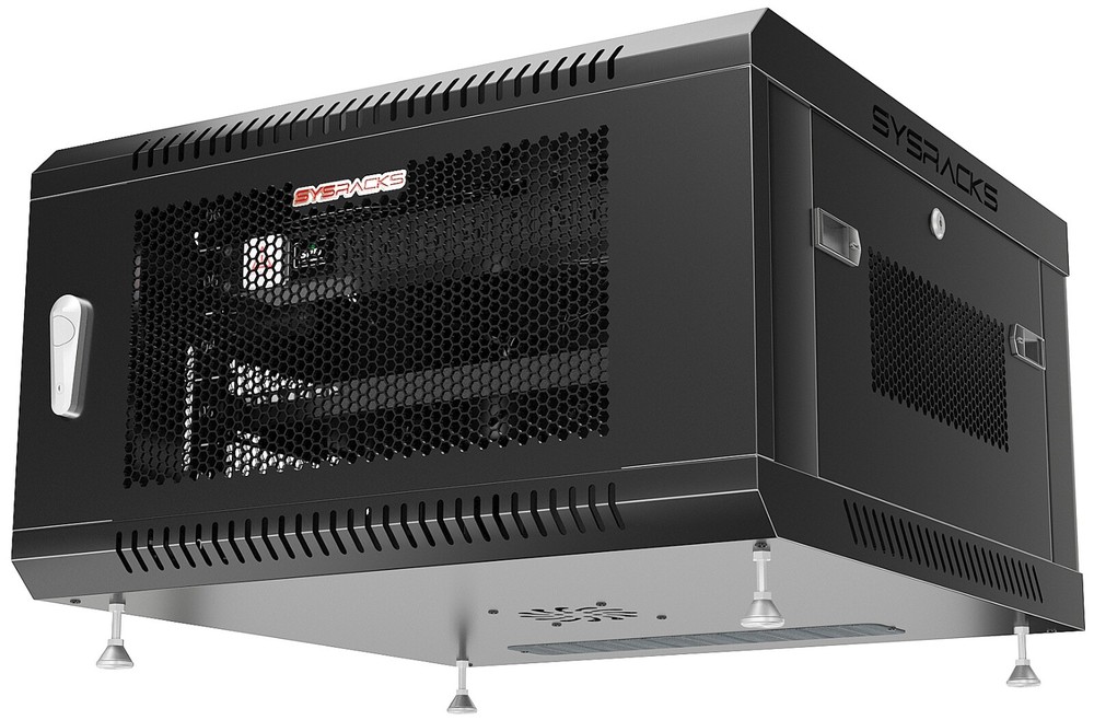 6U Sysracks Wall Mount IT Data Network Server Rack Cabinet Enclosure 24" Depth