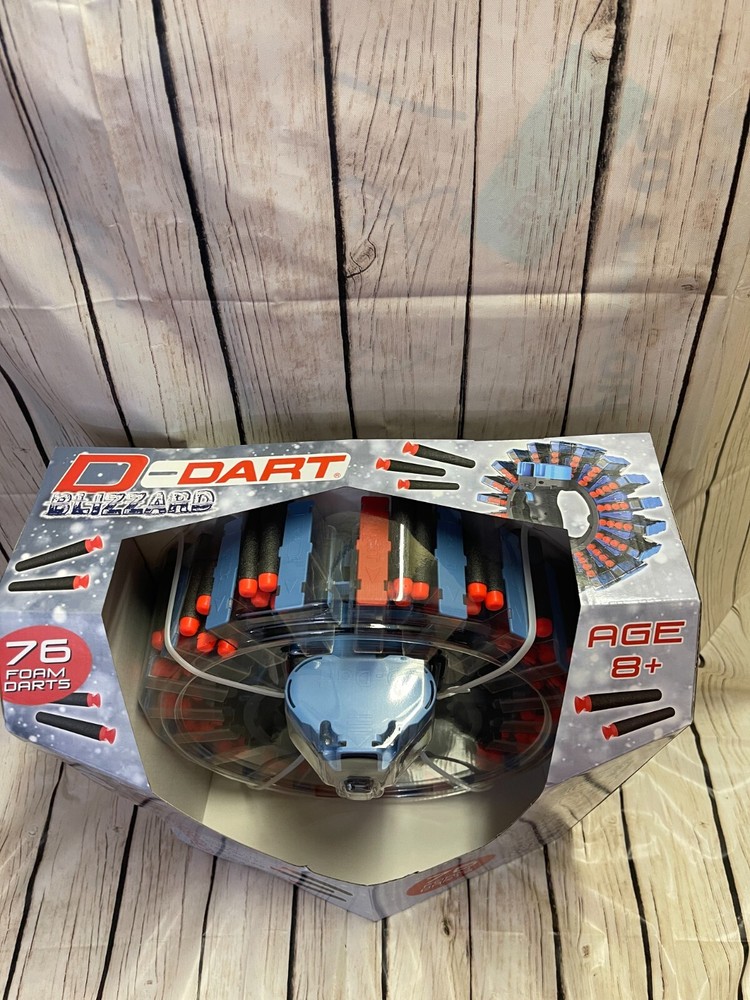 D-DART Blizzard Blaster - Fully Automatic Motorized and Rapid Fire Blaster Toy