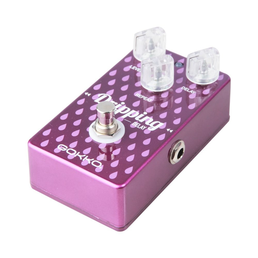 GK-22 Dripping Delay Guitar Effect Pedal with Analog Technology, 600ms Delay ...