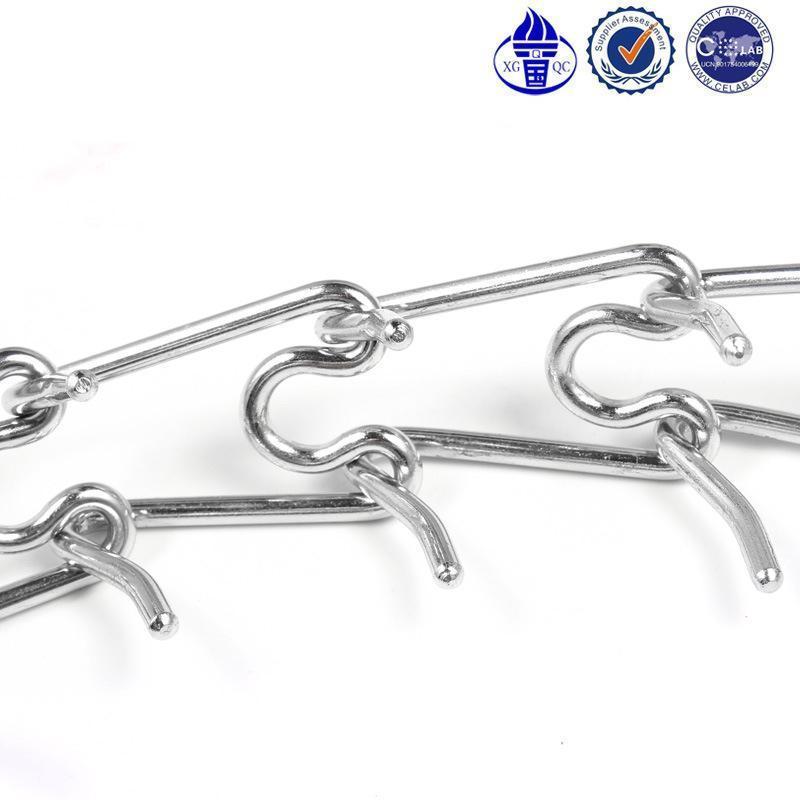 Dog Training Chrome Plated Prong Collar With Quick And Secure Connector