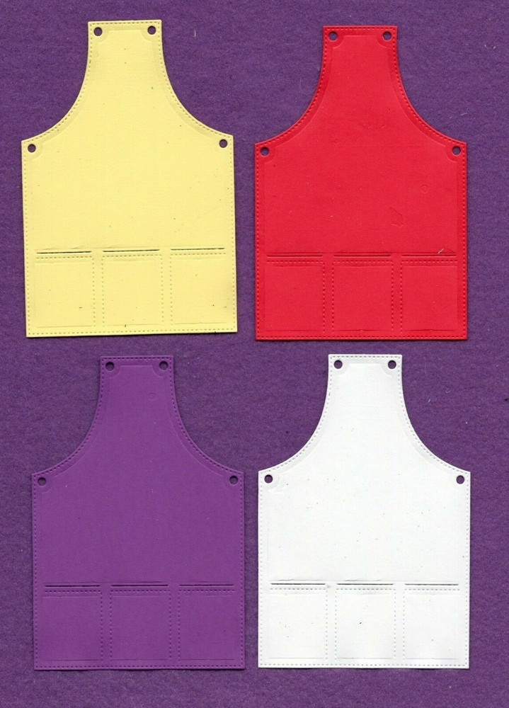 Baking APRON cooking die cuts scrapbook cards