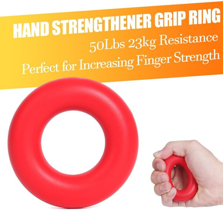 Grip Strength Trainer Kit 7PCS Adjustable Hand Gripper Finger Exerciser Set