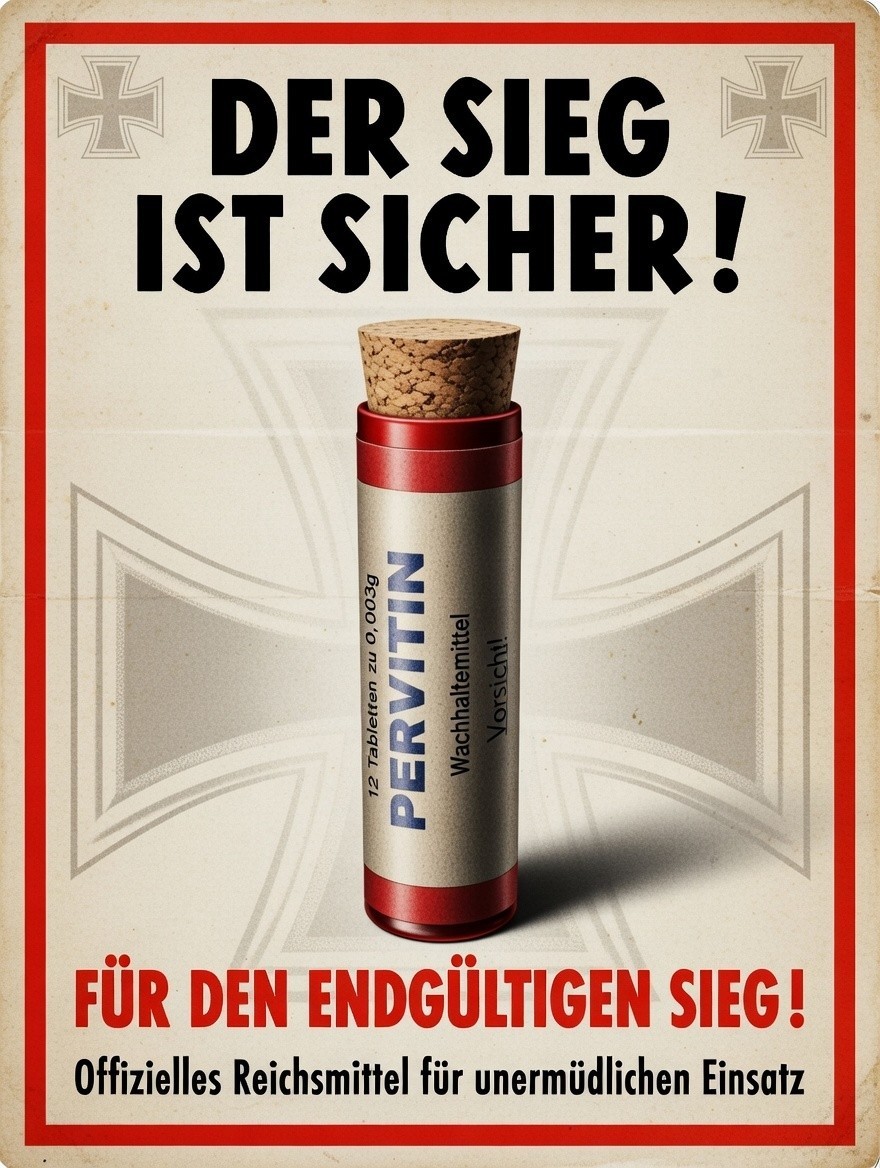 EMPTY! WW2 Pervitin Vial Replica 3D Printed Durable 3-Pack - 1:1 Scale US SELLER