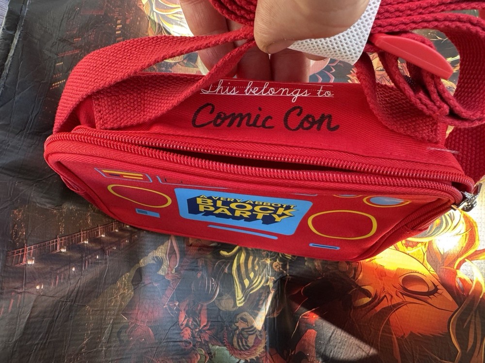 Abbott Elementary SDCC 2025 Belt Bag Boom Box, Block Party (signed Comic Con)