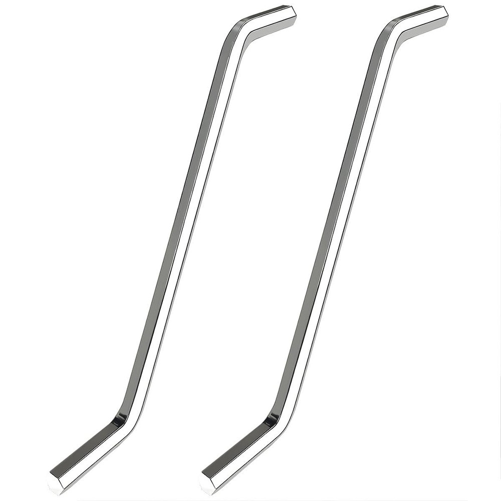 2 Pcs Garbage Disposal Wrench, Allen Wrench Tool Silver