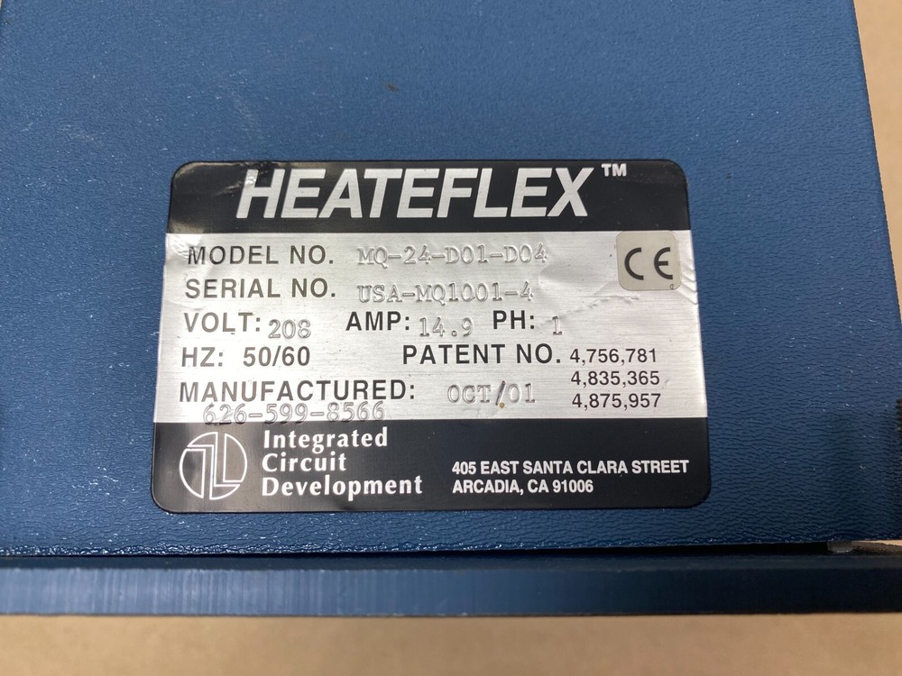 HEATEFLEX INTEGRATED CIRCUIT DEVELOPMENT TEMP CONTROLLER-TIMER DT906C 306870