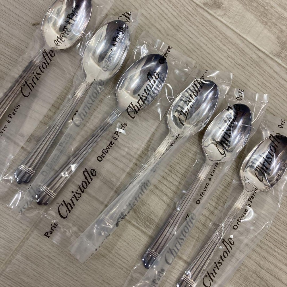 Christofle spoon 6 pieces cutlery set