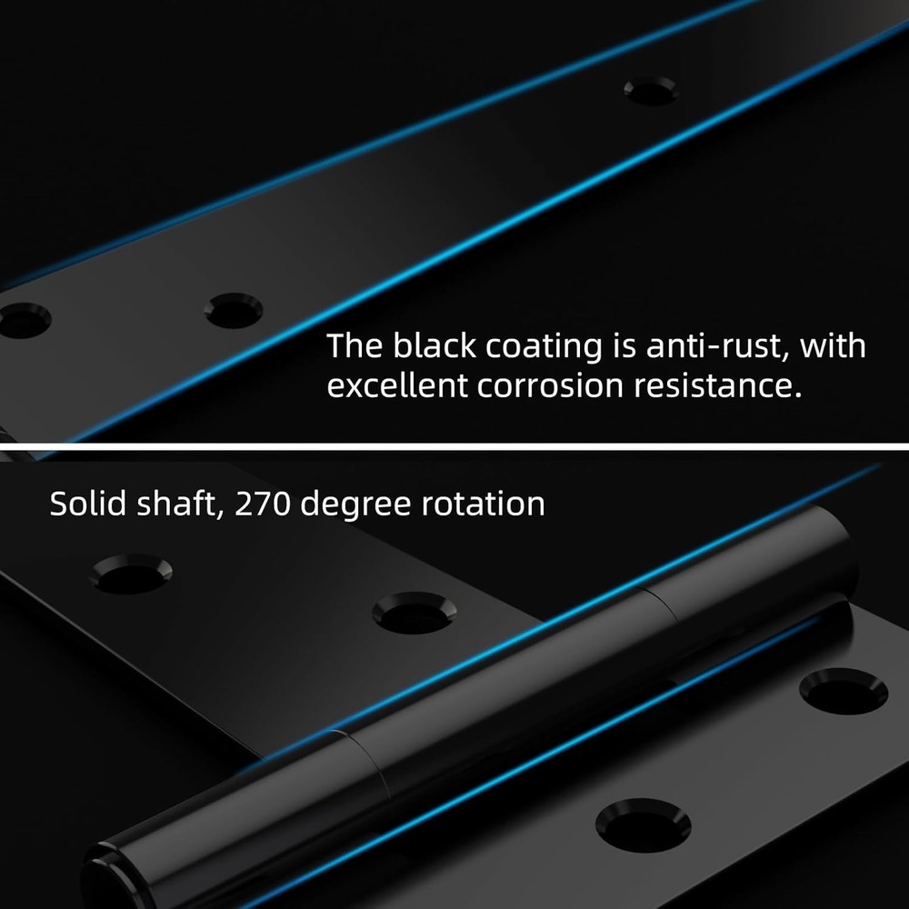 Fence Gate Frame Kit with 8 inch Hinges and Gate Latch, Includes Corner Brace...