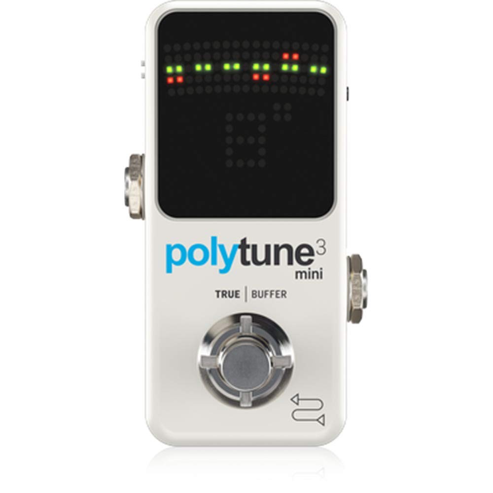 TC Electronic POLYTUNE 3 MINI Tiny Polyphonic Tuner with Multiple Tuning...