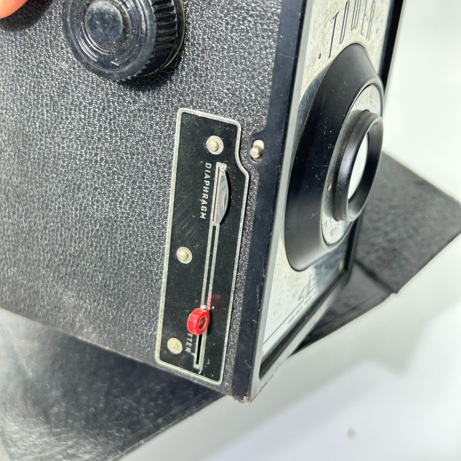 Vintage Tower Complete Flash Film Camera Kit Bulb & Flash Attachment with Case