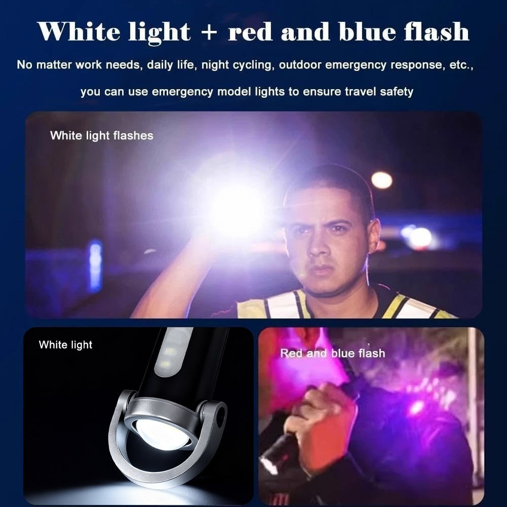 Super Bright LED Mini Flashlight USB Rechargeable Pocket Keychain Torch US