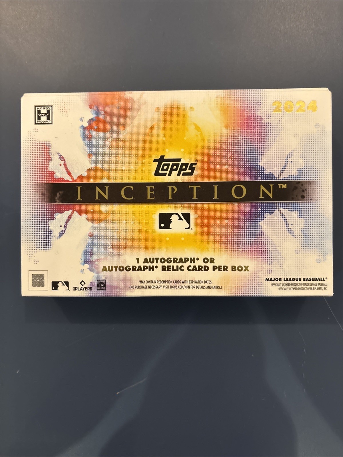 2024 Topps Inception Baseball HOBBY BOX 1 Auto UNSEALED NO PLASTIC WRAP