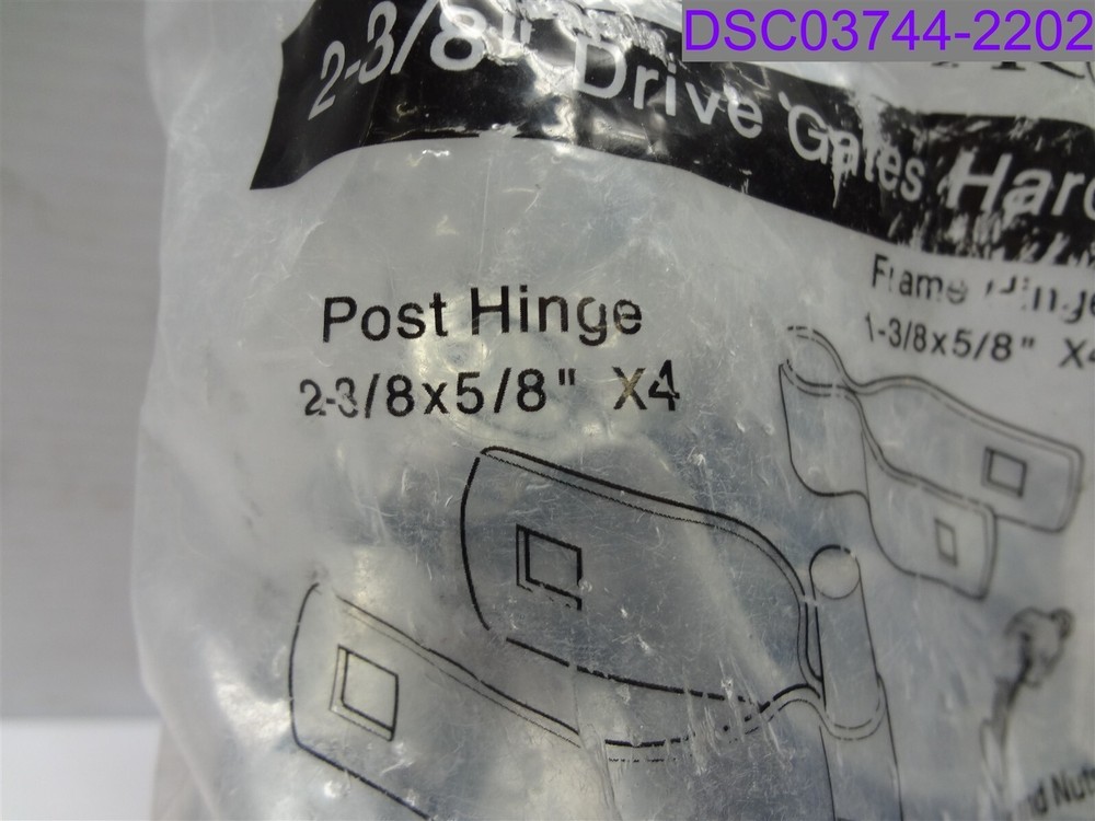 Chain Link Drive Gate Hardware Set 2-3/8". 099713046344