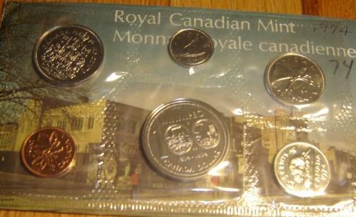 1974 Canada PL Set (6 Coins Cent to $1). MINT UNC