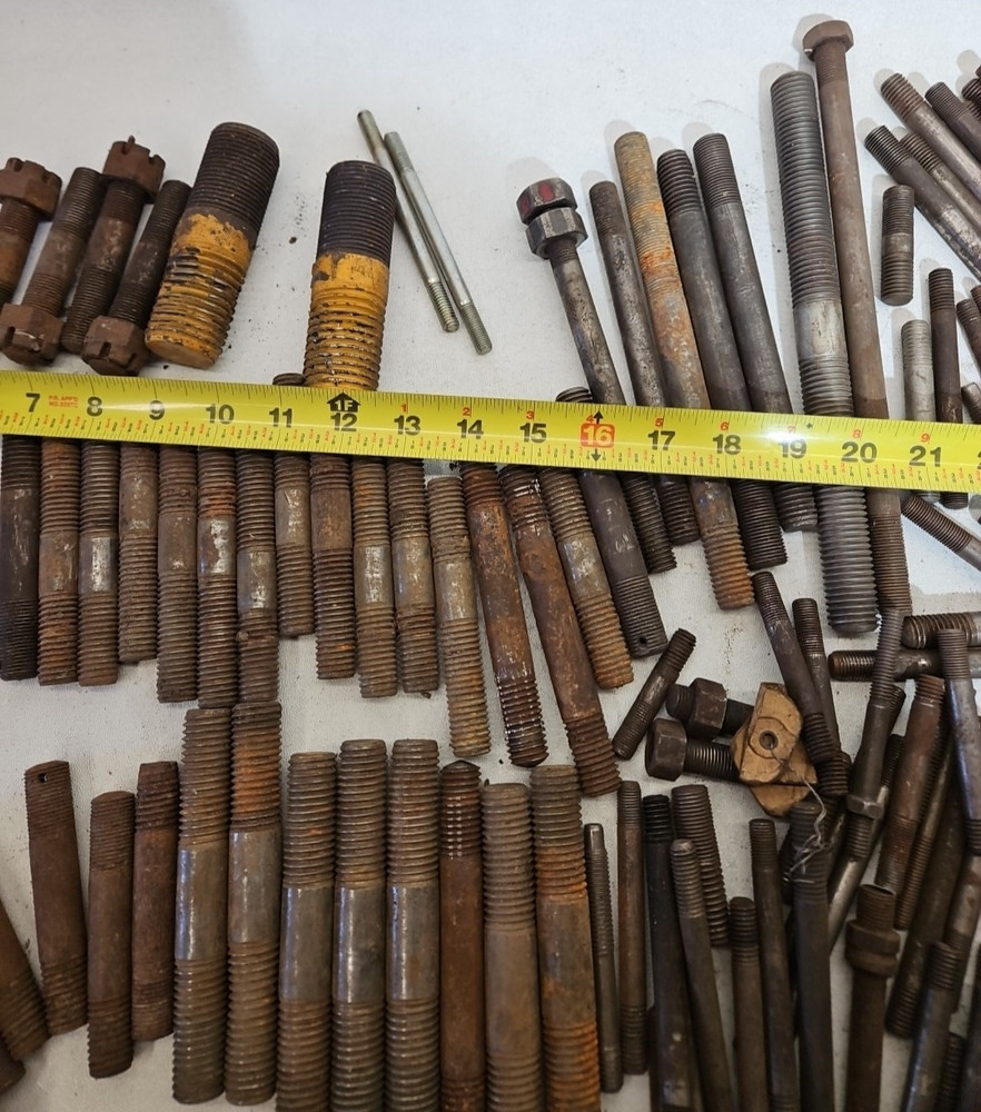 Stud Bolts Old Engine Steam Hit Miss