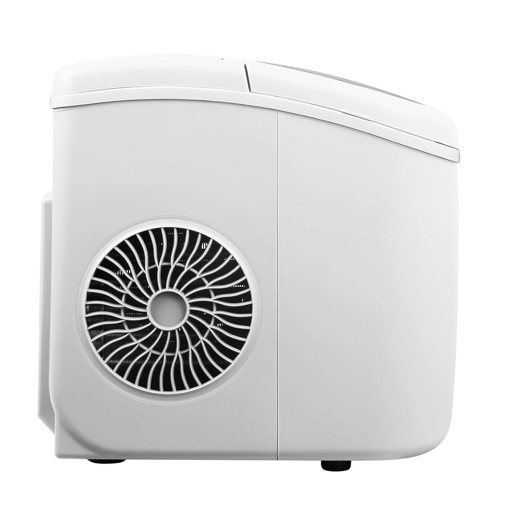 Compact Portable Ice Maker - 26Lbs Daily, Countertop Machine, White