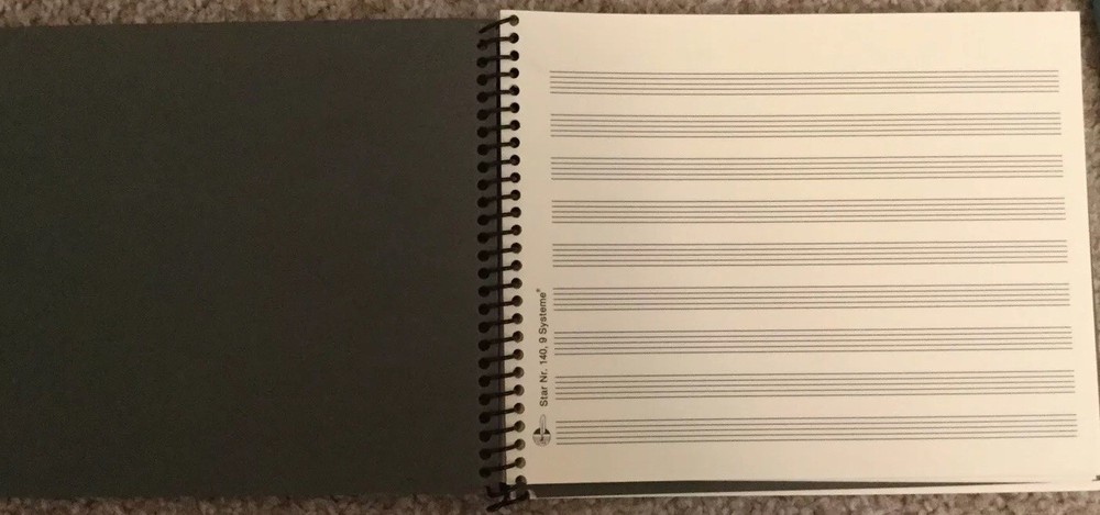 Musician’s Notebooks, qty 2