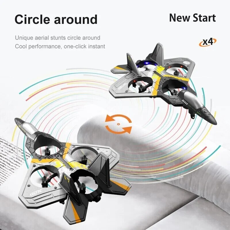 V17 RC Remote Control Airplane 2.4G Grey or Blue