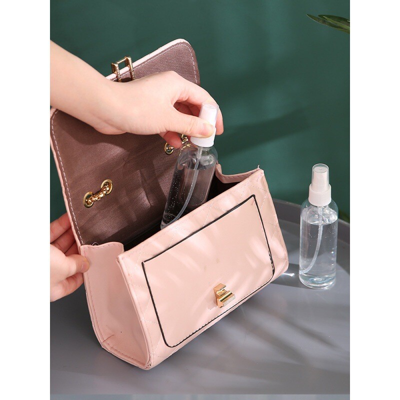 30/60ML Travel Spray Bottle Plastic Transparent Perfume Empty Atomizer USA