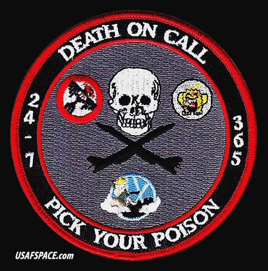 USAF B-1B Lancer STEALTH-DEATH ON CALL-AFGSC-DYESS AFB, TX-ORIGINAL VEL PATCH