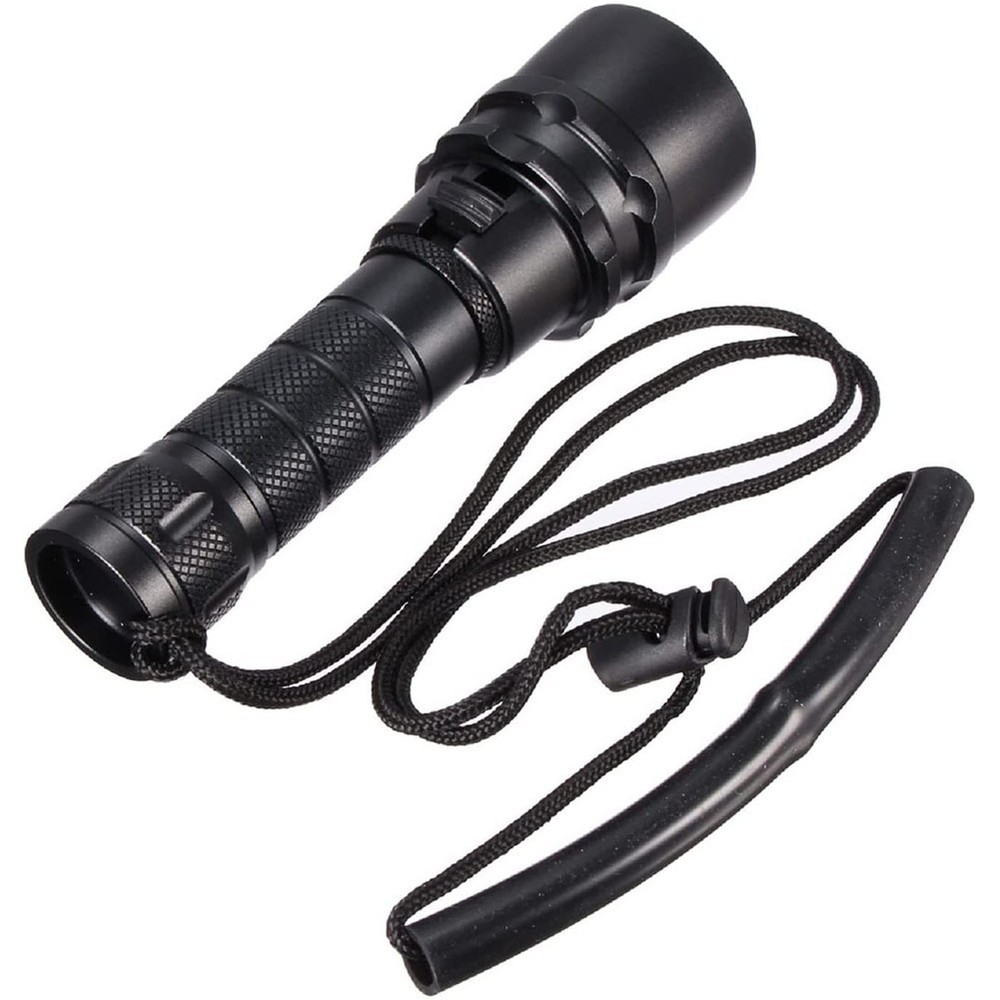 2022New Diving Flashlight ABS Material Deep Underwater Lamp Waterproof