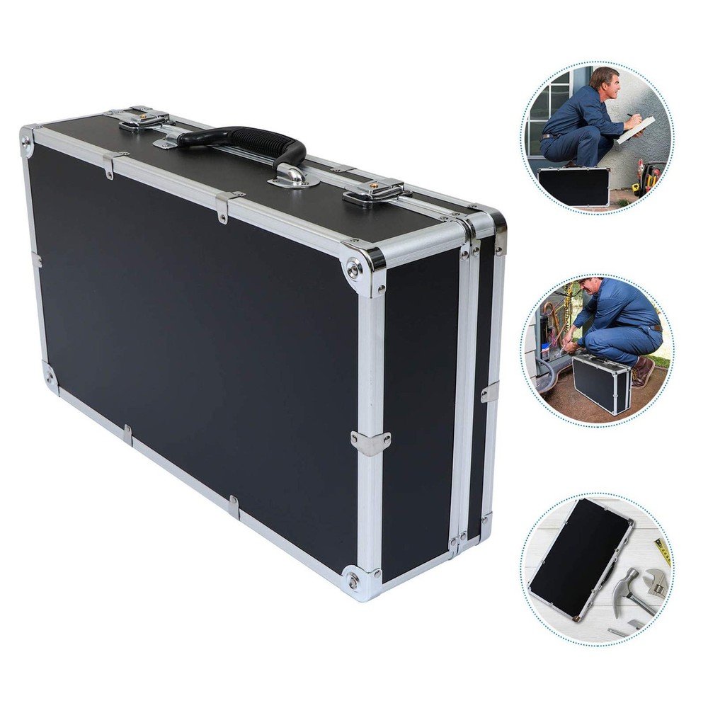 Portable Tool Box Multifunction Hard Storage Case with Foam Inserts 19.68X11....