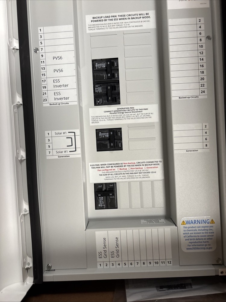 NEW - SUNPOWER SUNVAULT HUB+ PVS6, PV SUPERVISOR 6