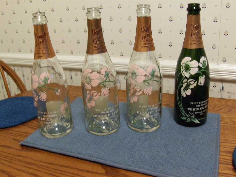PERRIER JOUET CHAMPAGNE BOTTLES