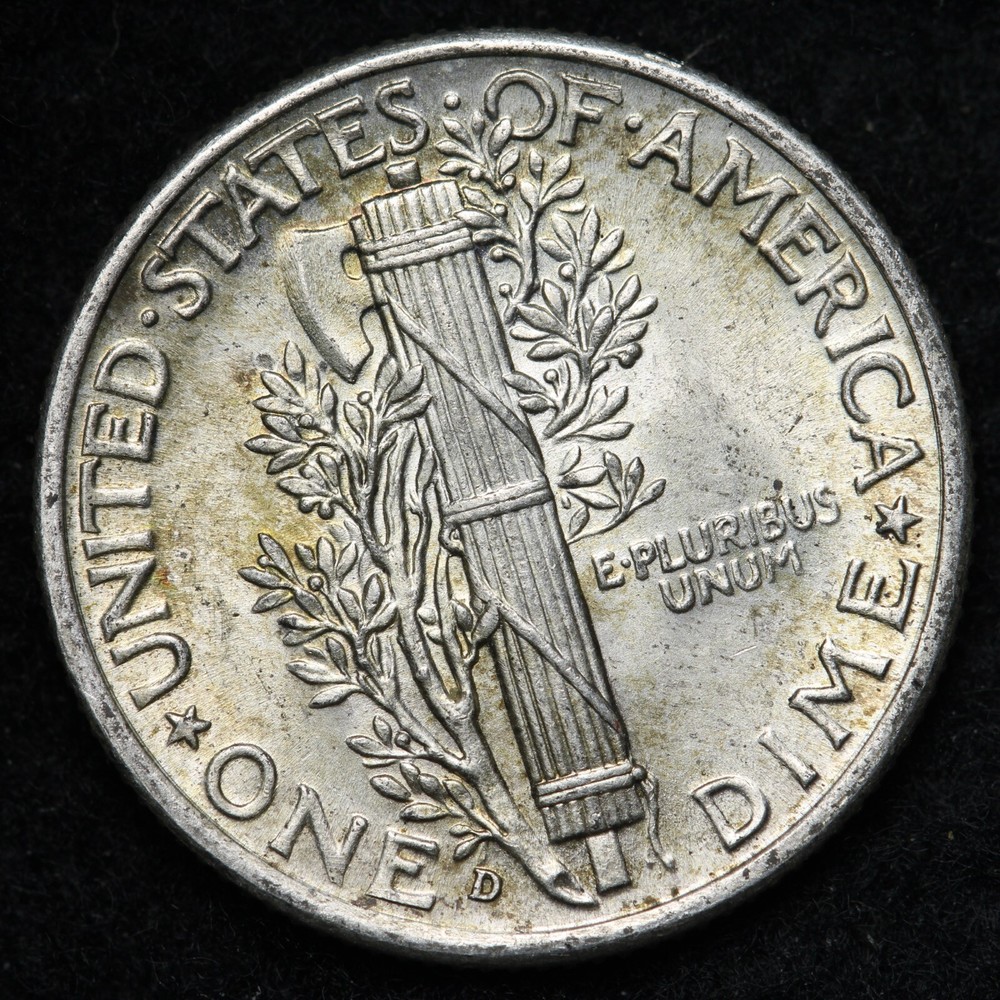 1941-D Mercury Silver Dime GEM BU *UNCIRCULATED MS FSB E281 XN