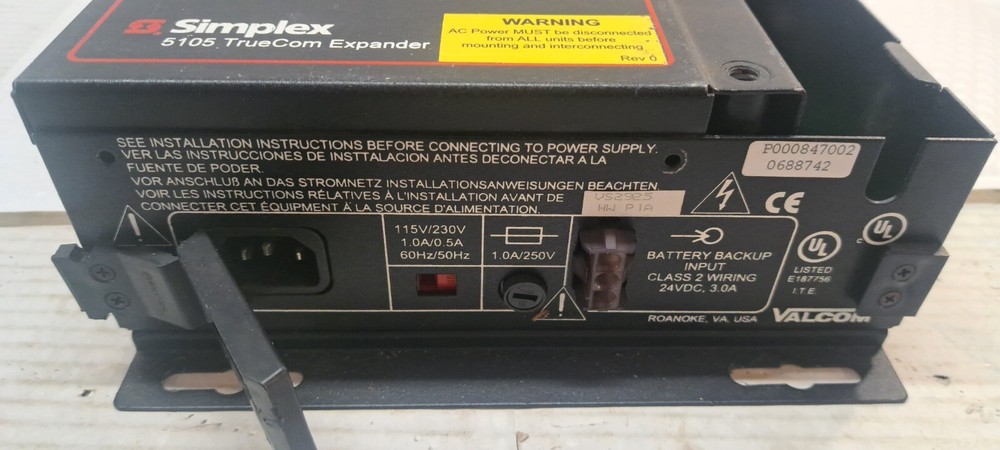 Valcom Simplex 5105 TrueCom Expander