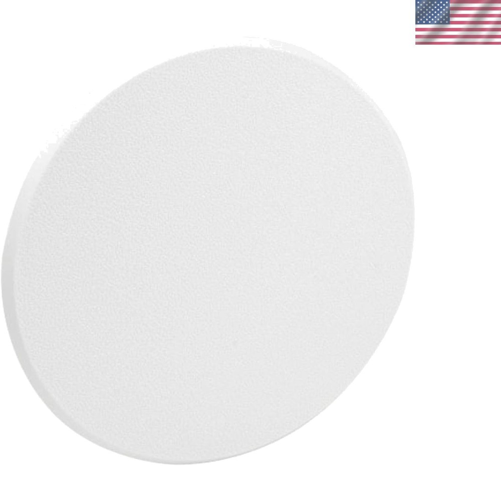 White Vinyl Wall Coating - 7-Inch Diameter Self-Adhesive Protector
